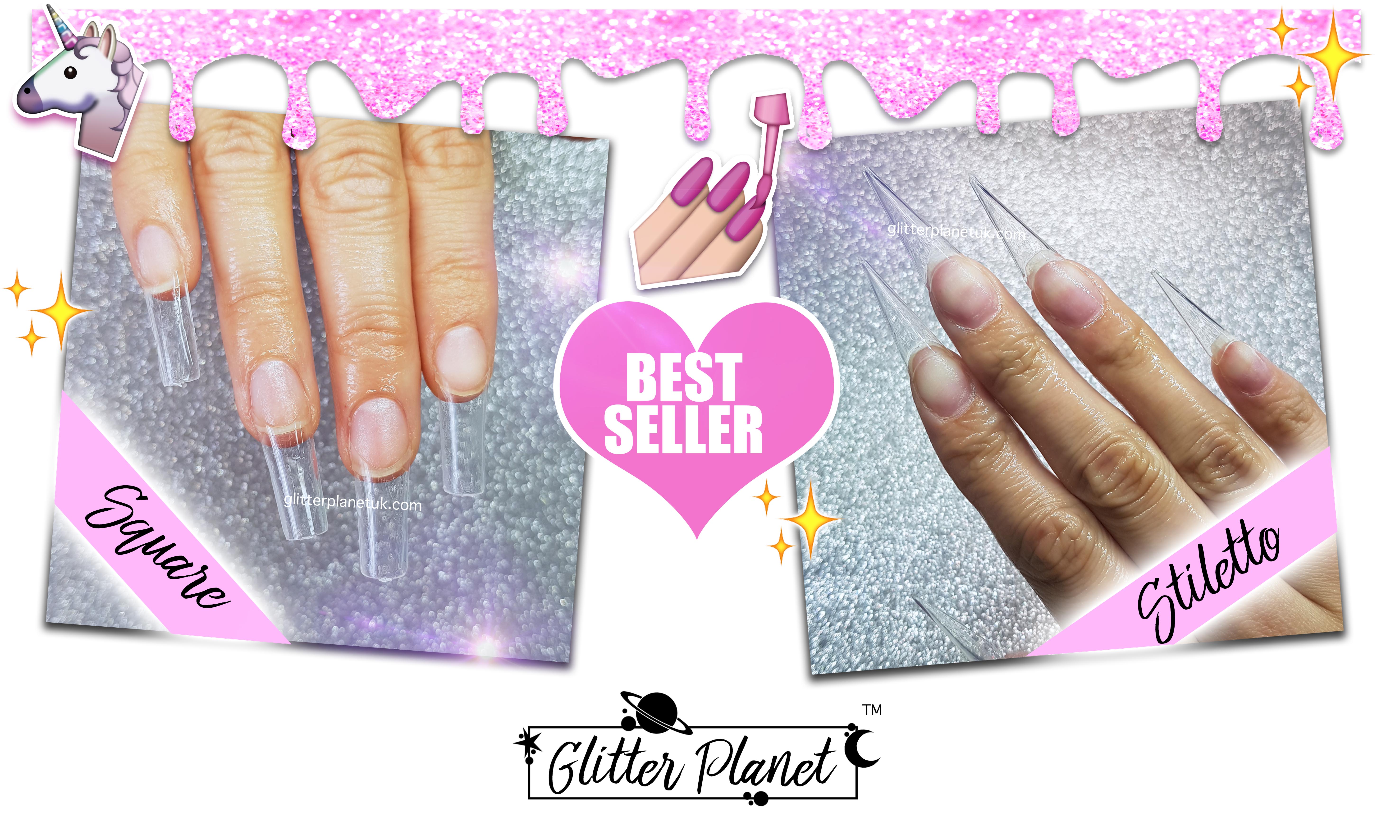 THE BEST NAIL TIPS YET?? Pre Pinched Nail Tips From Glitter Planet