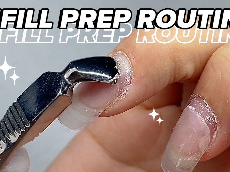 See my nail prep routine on an acrylic&nbsp;infill…